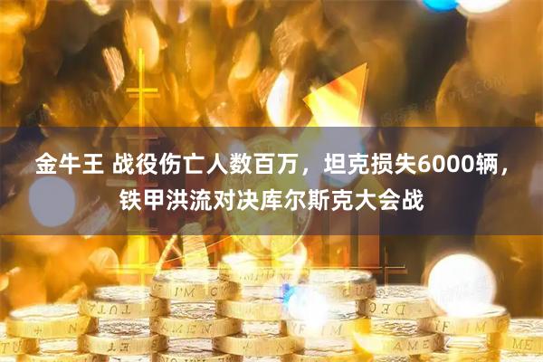 金牛王 战役伤亡人数百万，坦克损失6000辆，铁甲洪流对决库尔斯克大会战